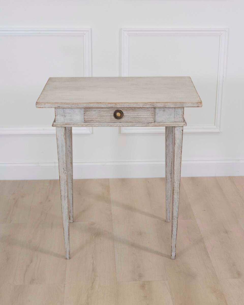19th Century Gustavian Painted Side Table - JAA