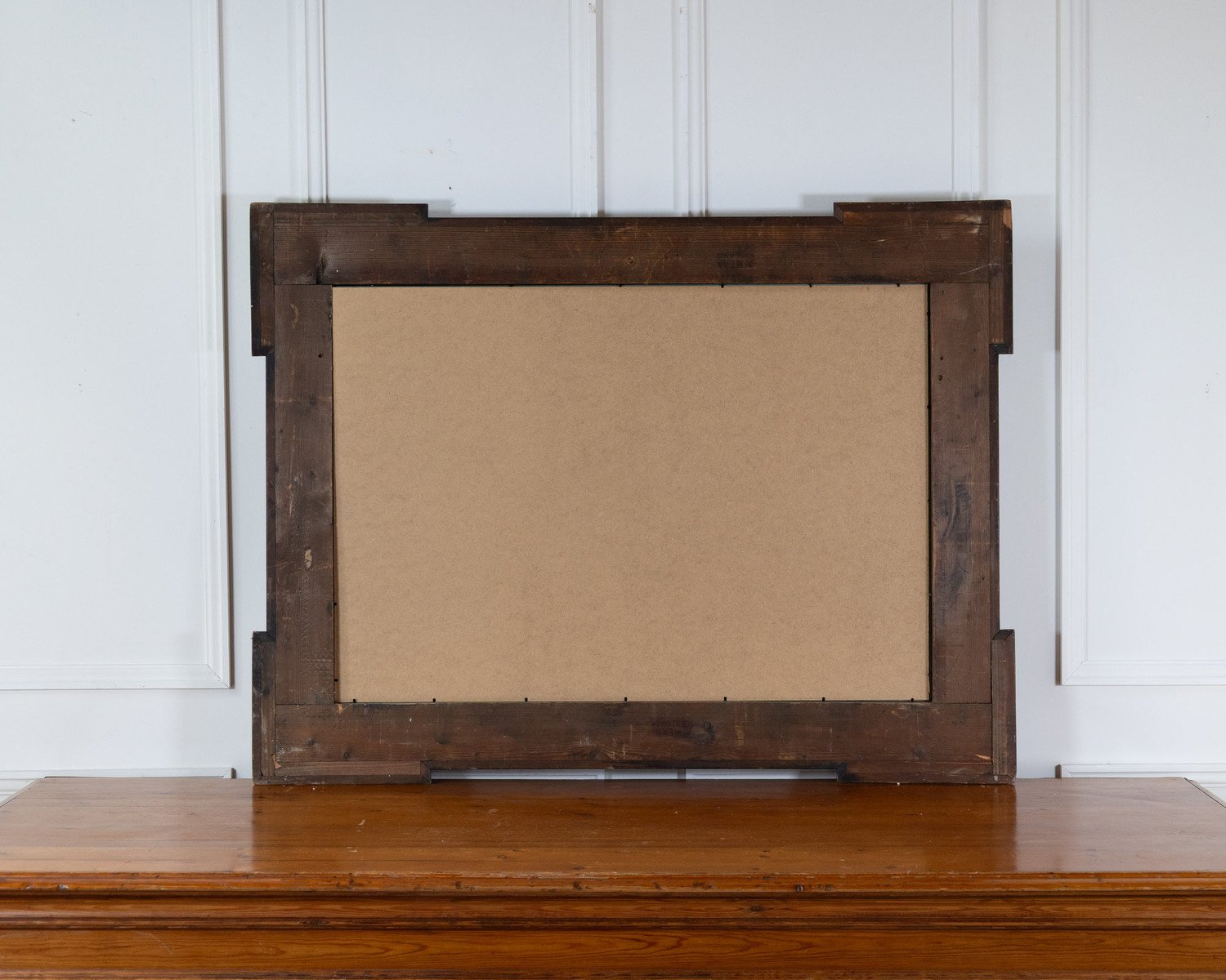 Unusual 19th Century Italian Ebonized Wall Mirror - JAA