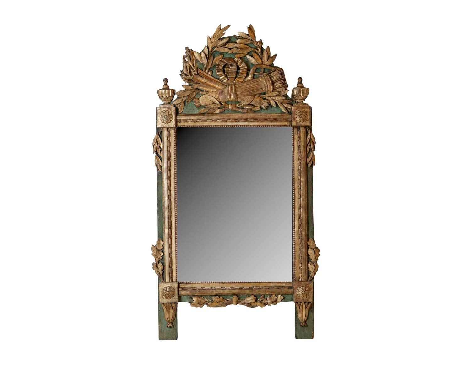 Large Louis XVI-era gilded mirror