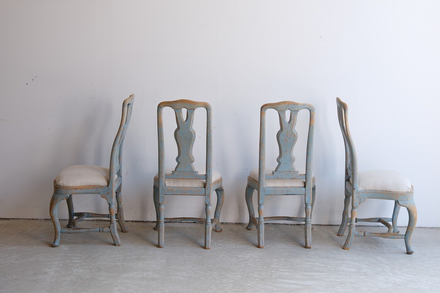4 late baroque chairs - JAA