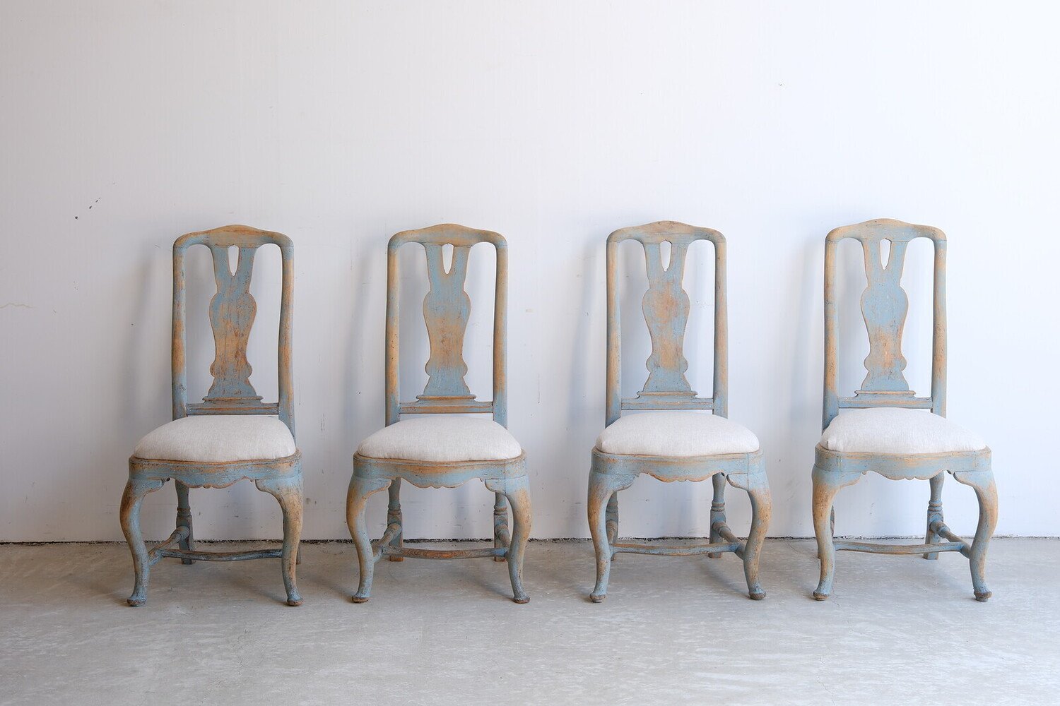 4 late baroque chairs - JAA