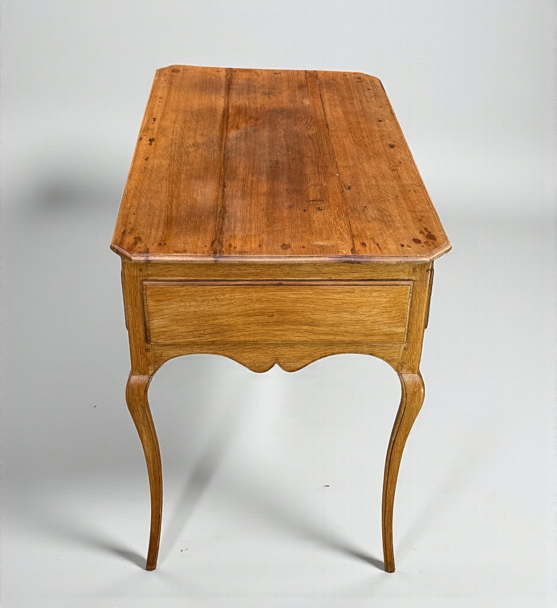 Louis XV Period 18th Century Oak table With A Central Drawer - JAA