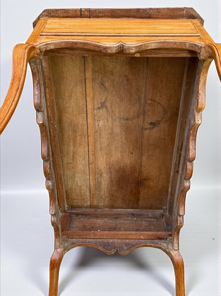 Louis XV Period 18th Century Oak table With A Central Drawer - JAA