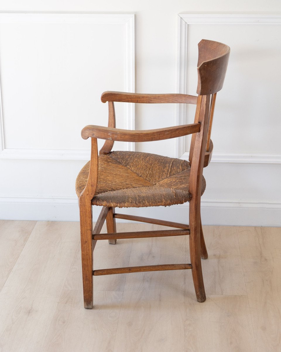 Early 20th Century Straw Armchair - JAA