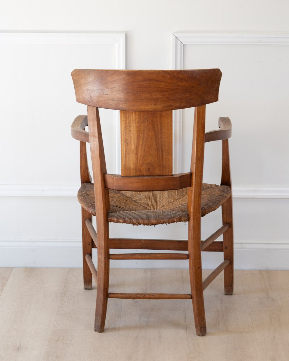 Early 20th Century Straw Armchair - JAA
