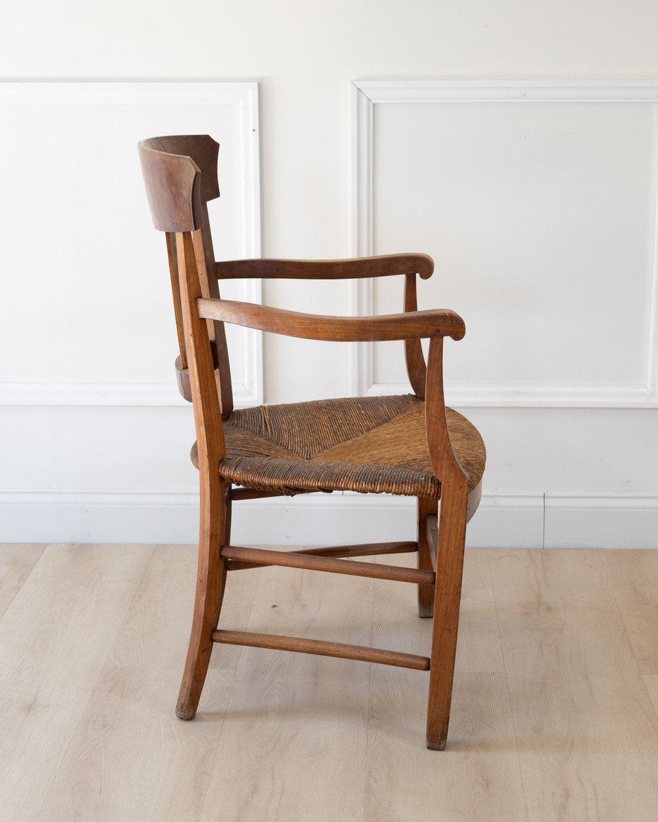 Early 20th Century Straw Armchair - JAA