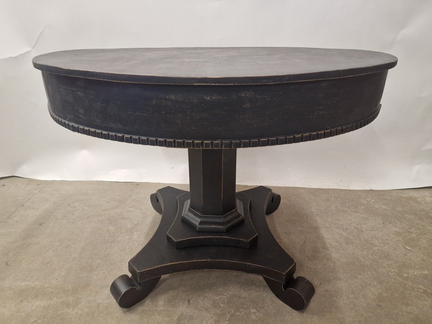 Swedish Round Table with Drawers, circa 1810 - JAA