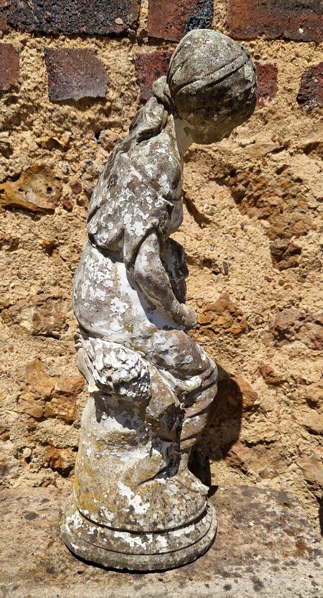 20th Century Reconstituted Stone Garden Statuette - JAA
