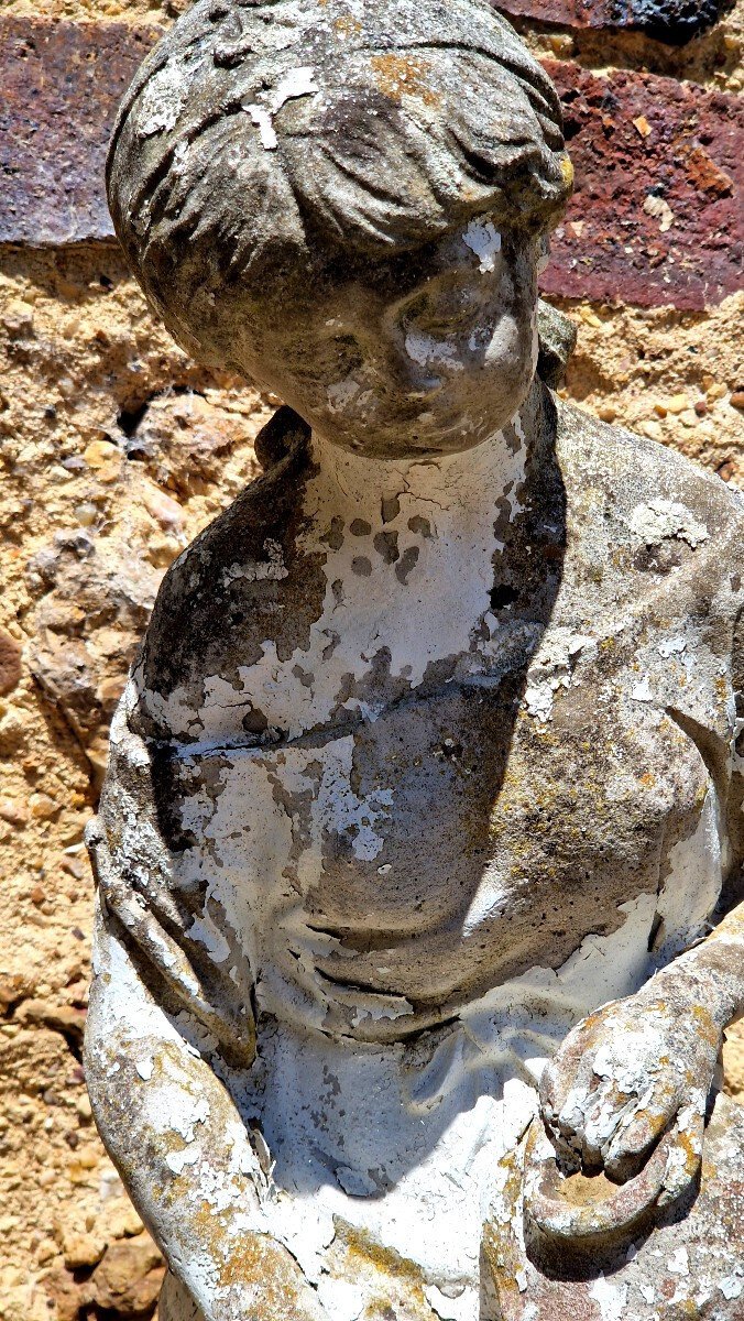20th Century Reconstituted Stone Garden Statuette - JAA