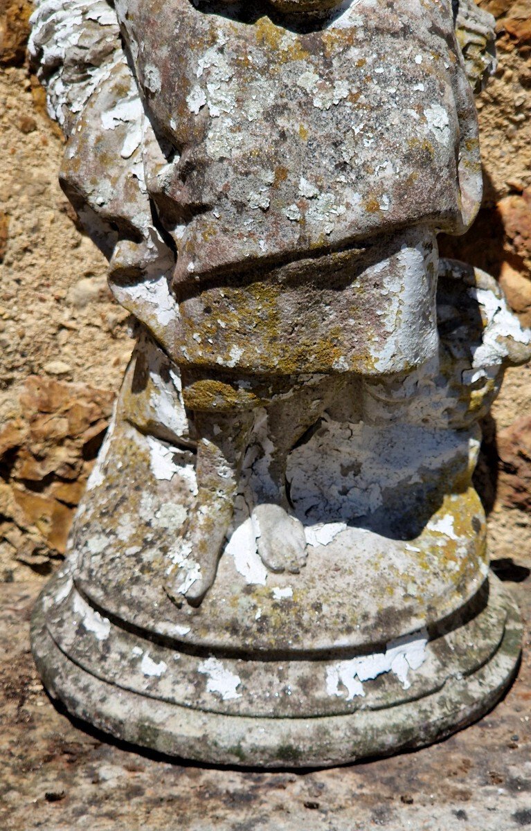 20th Century Reconstituted Stone Garden Statuette - JAA