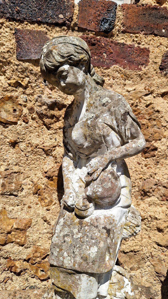 20th Century Reconstituted Stone Garden Statuette - JAA