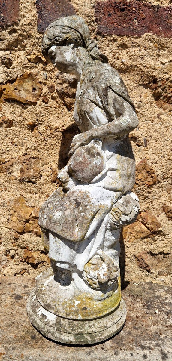 20th Century Reconstituted Stone Garden Statuette - JAA