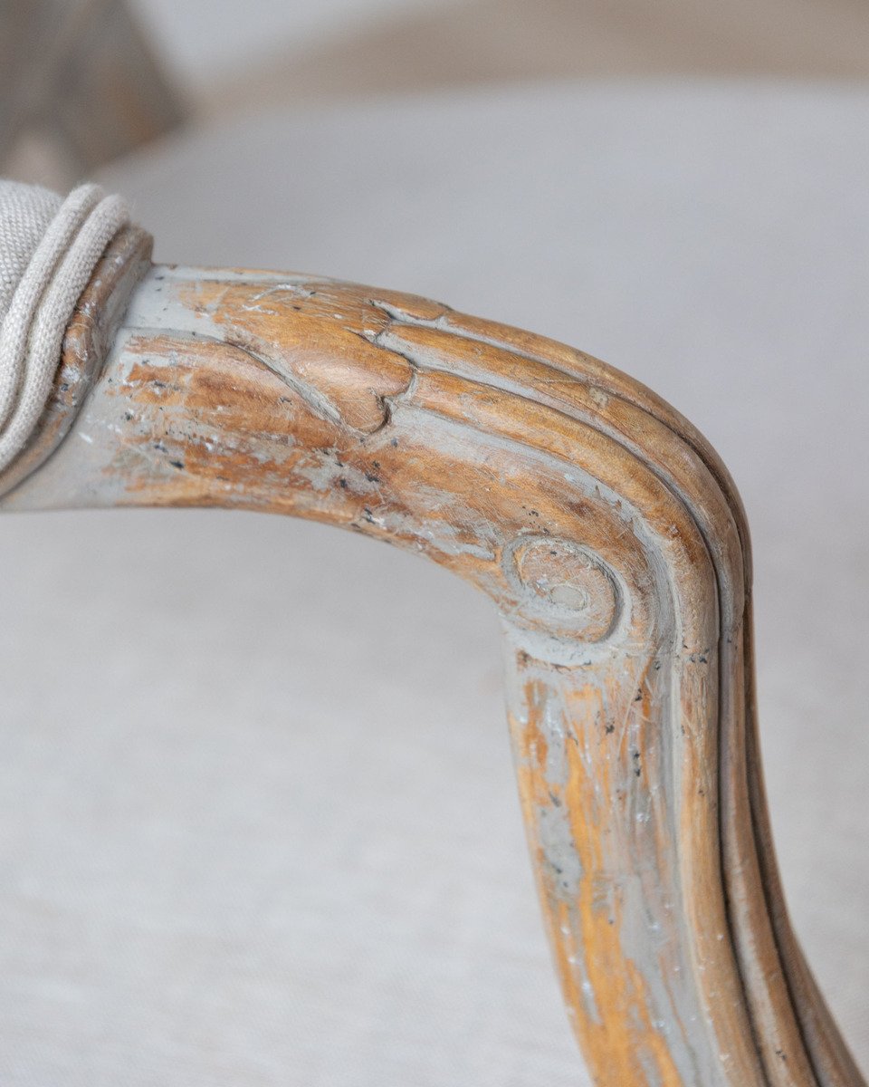A pair of Gustavian smiling chairs - JAA