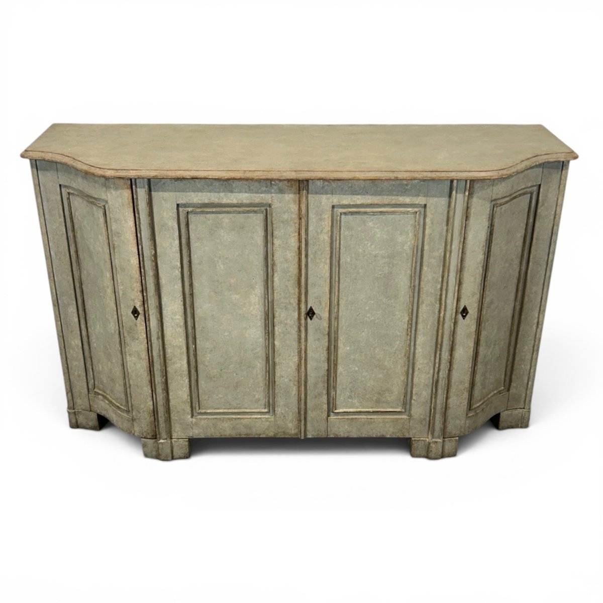 A spacious Antique  Swedish sideboard in grey - JAA