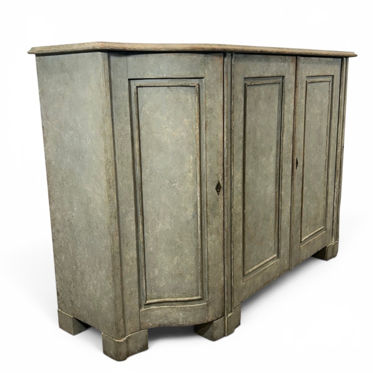 A spacious Antique  Swedish sideboard in grey - JAA