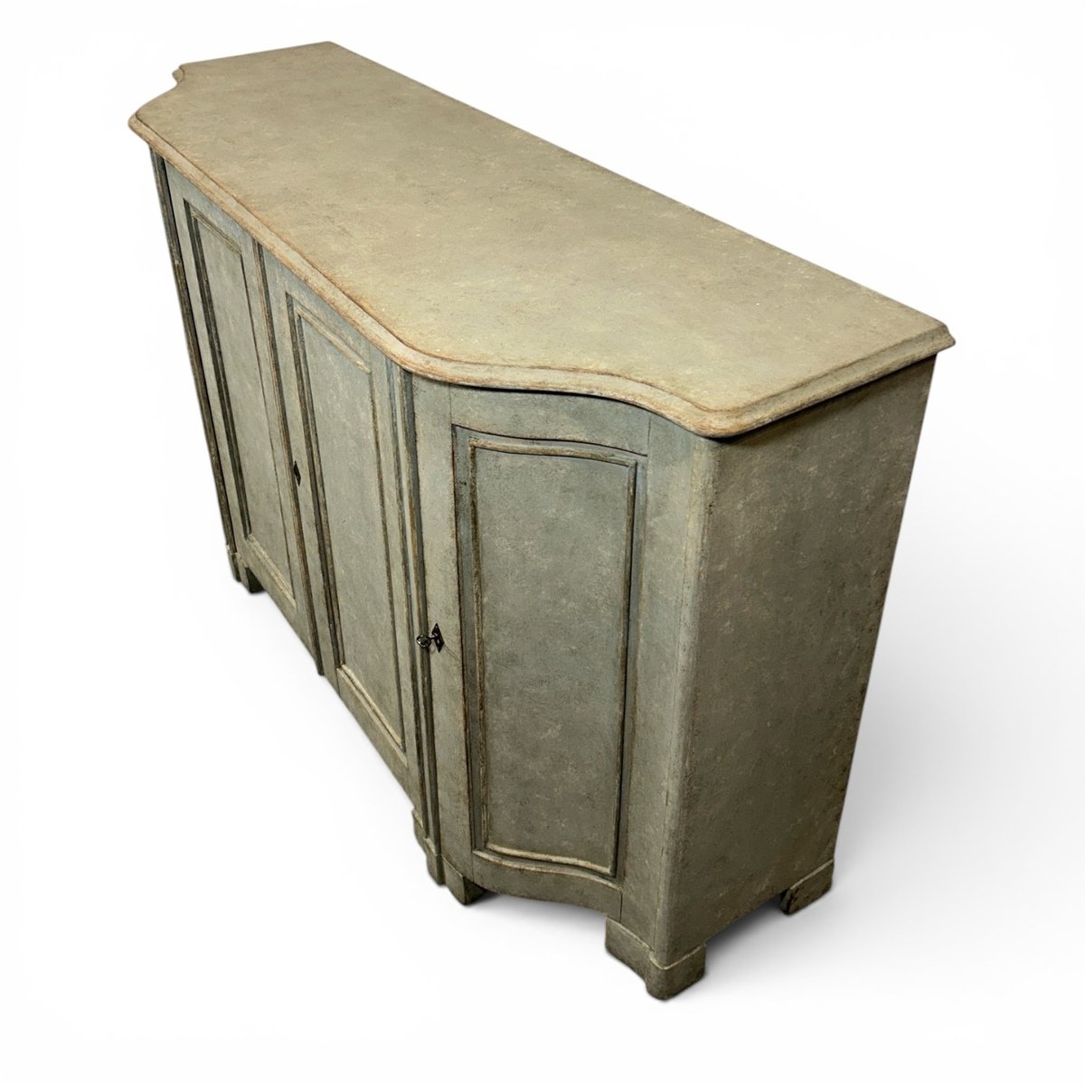 A spacious Antique  Swedish sideboard in grey - JAA