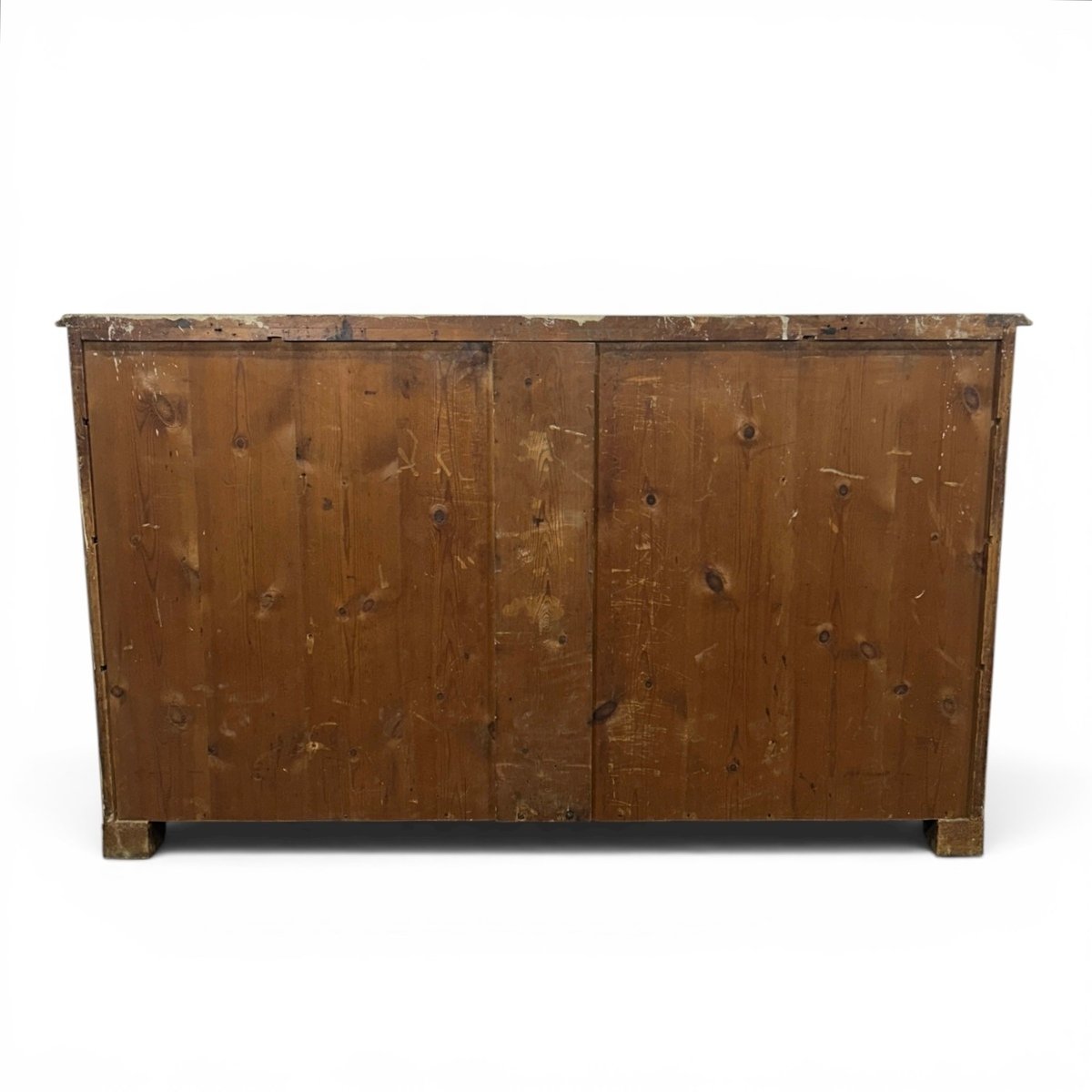 A spacious Antique  Swedish sideboard in grey - JAA