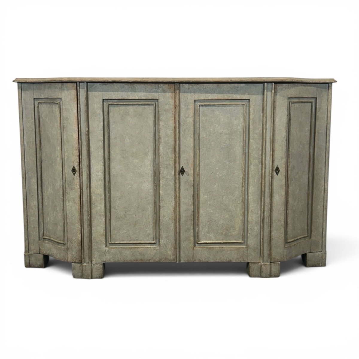 A spacious Antique  Swedish sideboard in grey - JAA