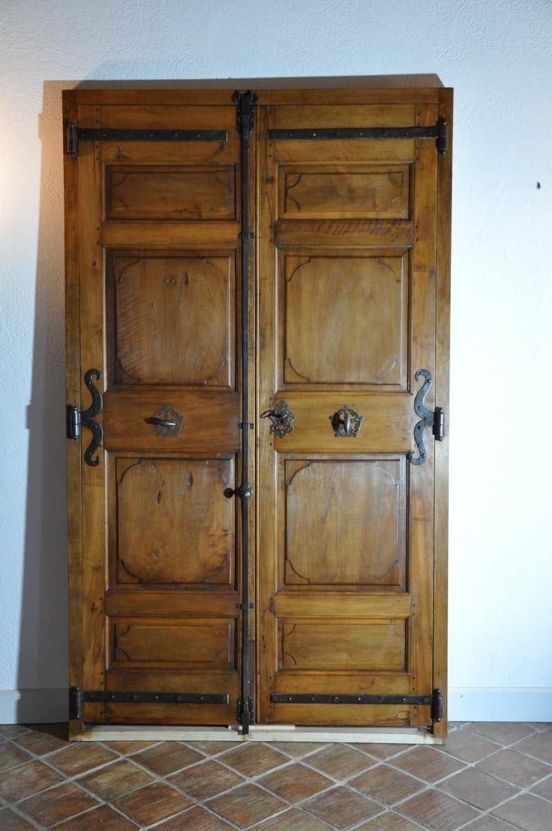 Double-leaf Connecting Door In Two-tone Walnut - JAA
