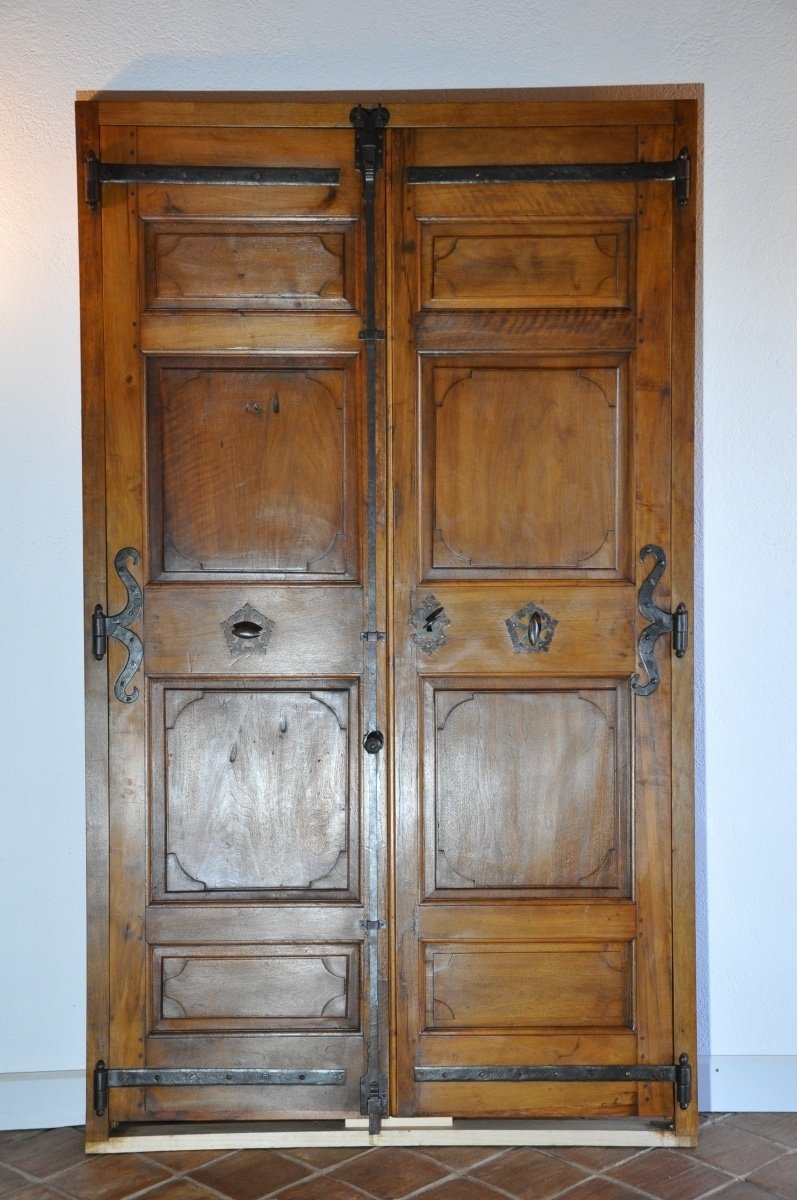 Double-leaf Connecting Door In Two-tone Walnut - JAA