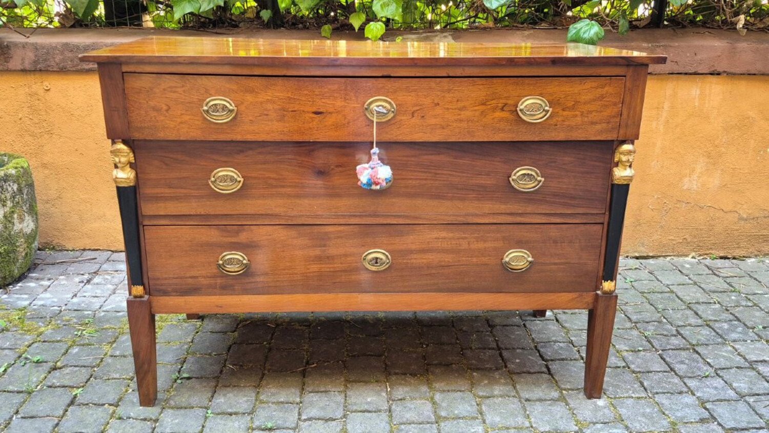 Pair of Italian Empire Walnut Commodes, Trieste, circa 1800 - JAA