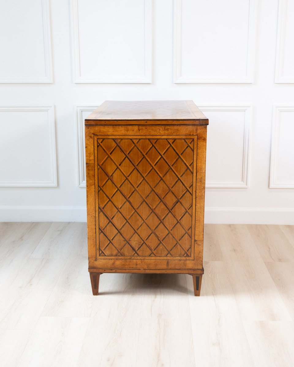 Italian Neoclassical Parquetry Chest of Drawers, c. 1780 - JAA