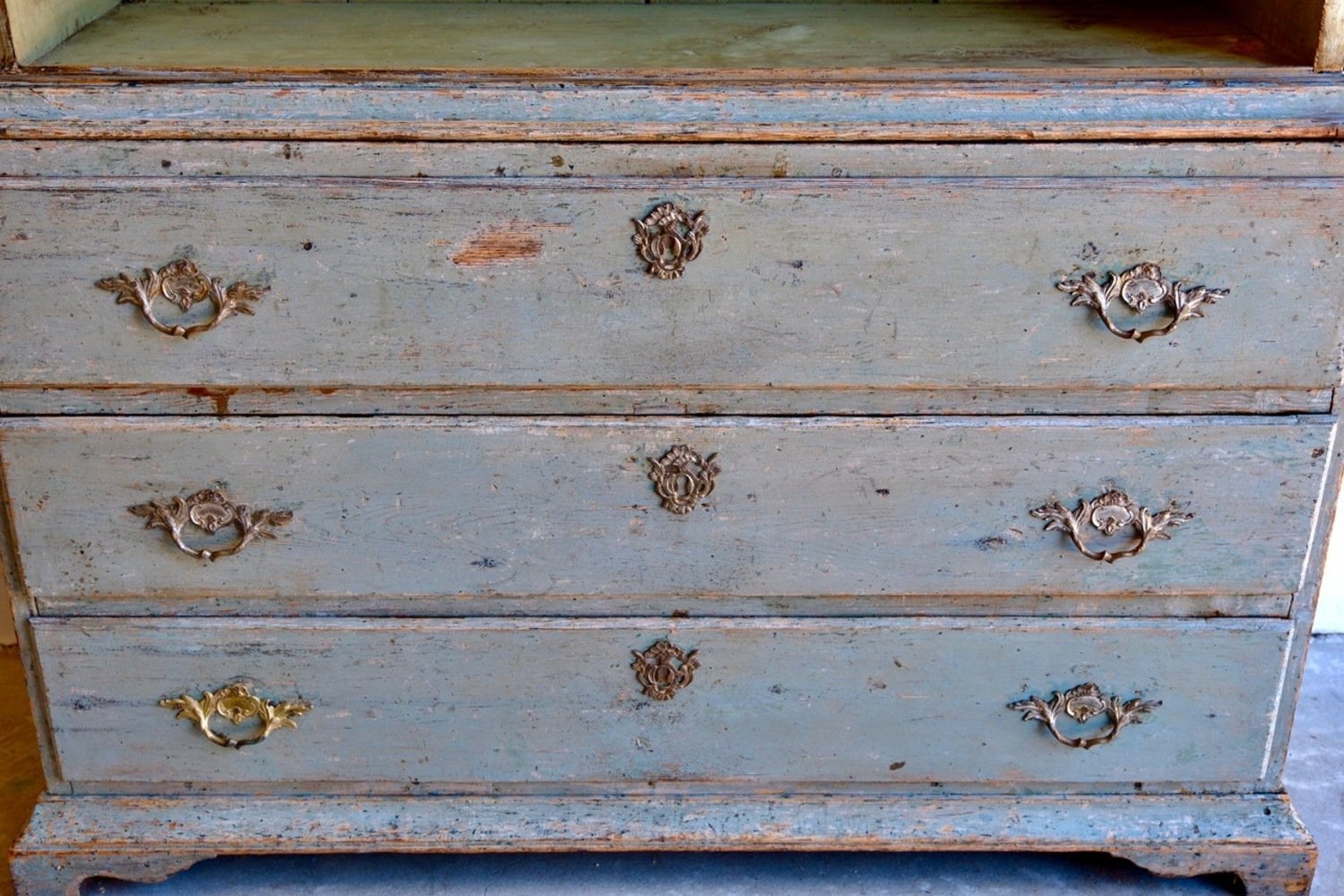 Original Painted Rococo Cabinet Circa 1780 - JAA
