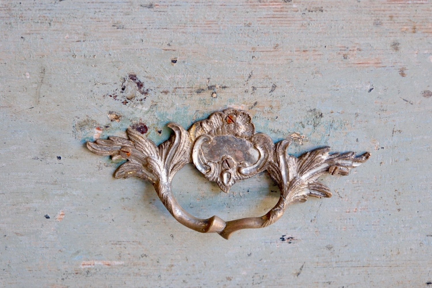 Original Painted Rococo Cabinet Circa 1780 - JAA