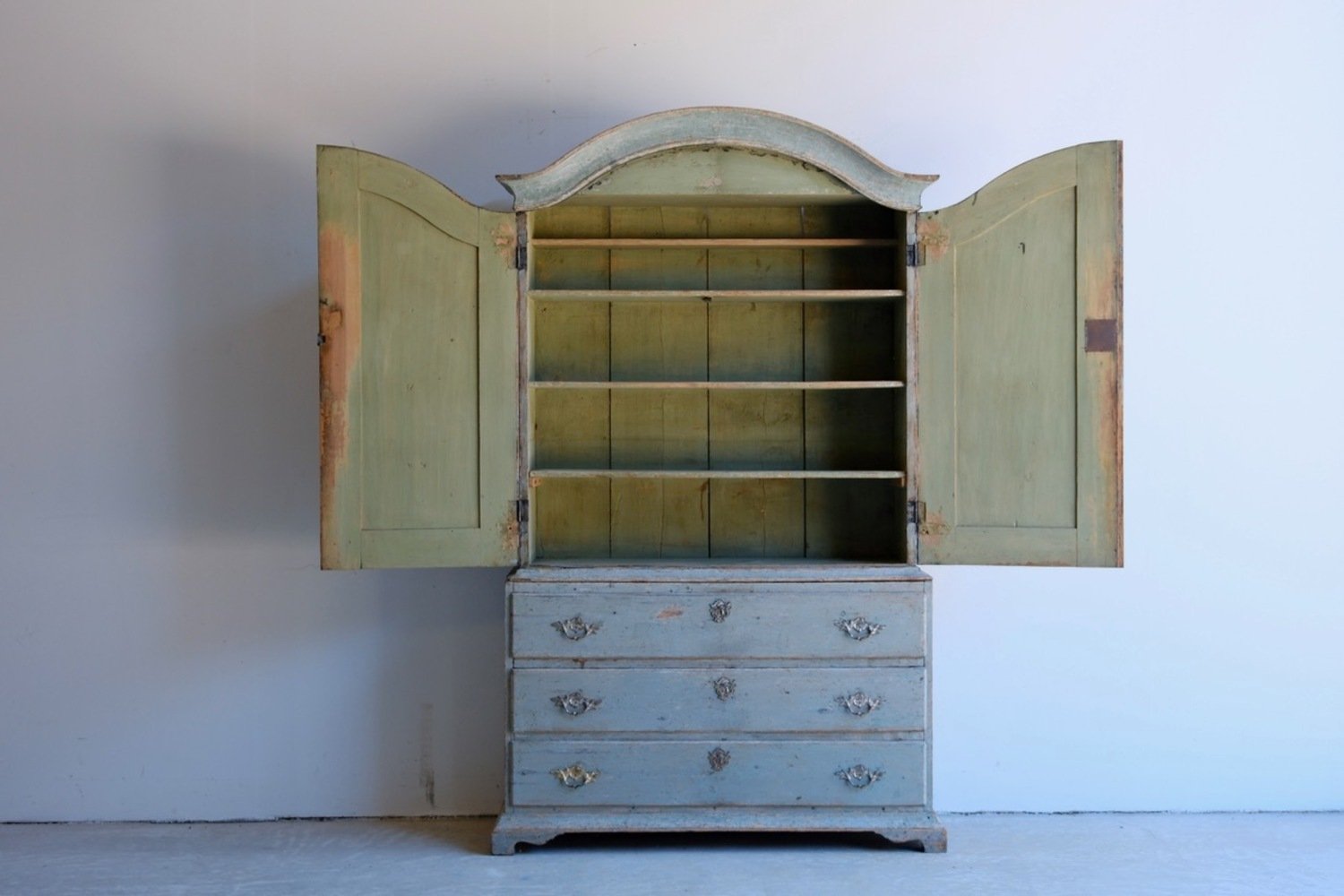 Original Painted Rococo Cabinet Circa 1780 - JAA