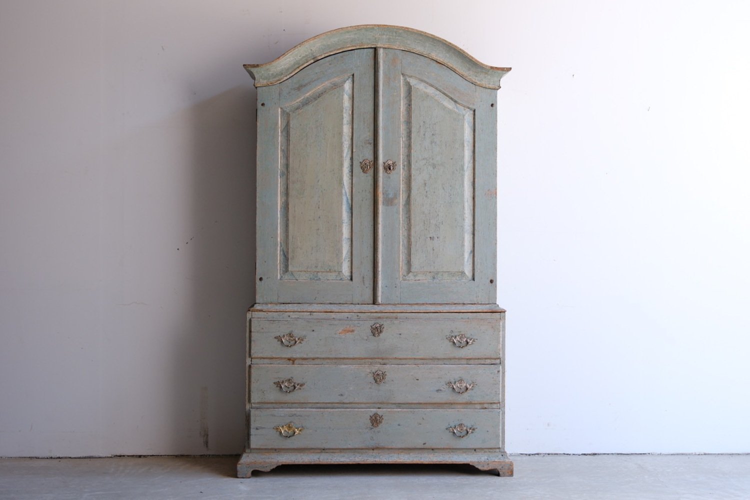 Original Painted Rococo Cabinet Circa 1780 - JAA