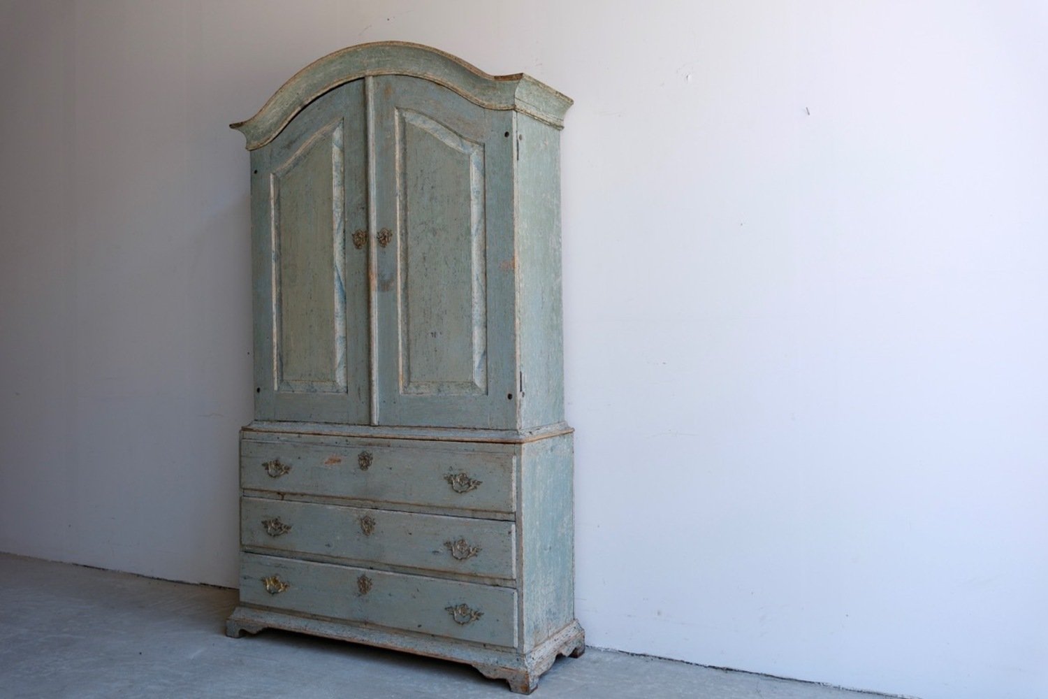 Original Painted Rococo Cabinet Circa 1780 - JAA