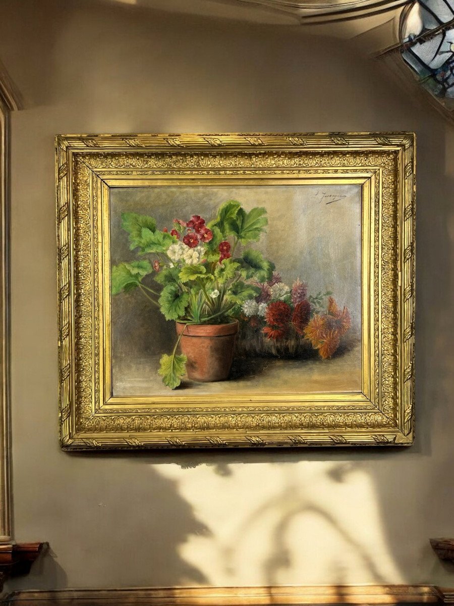Oil On Canvas Signed 