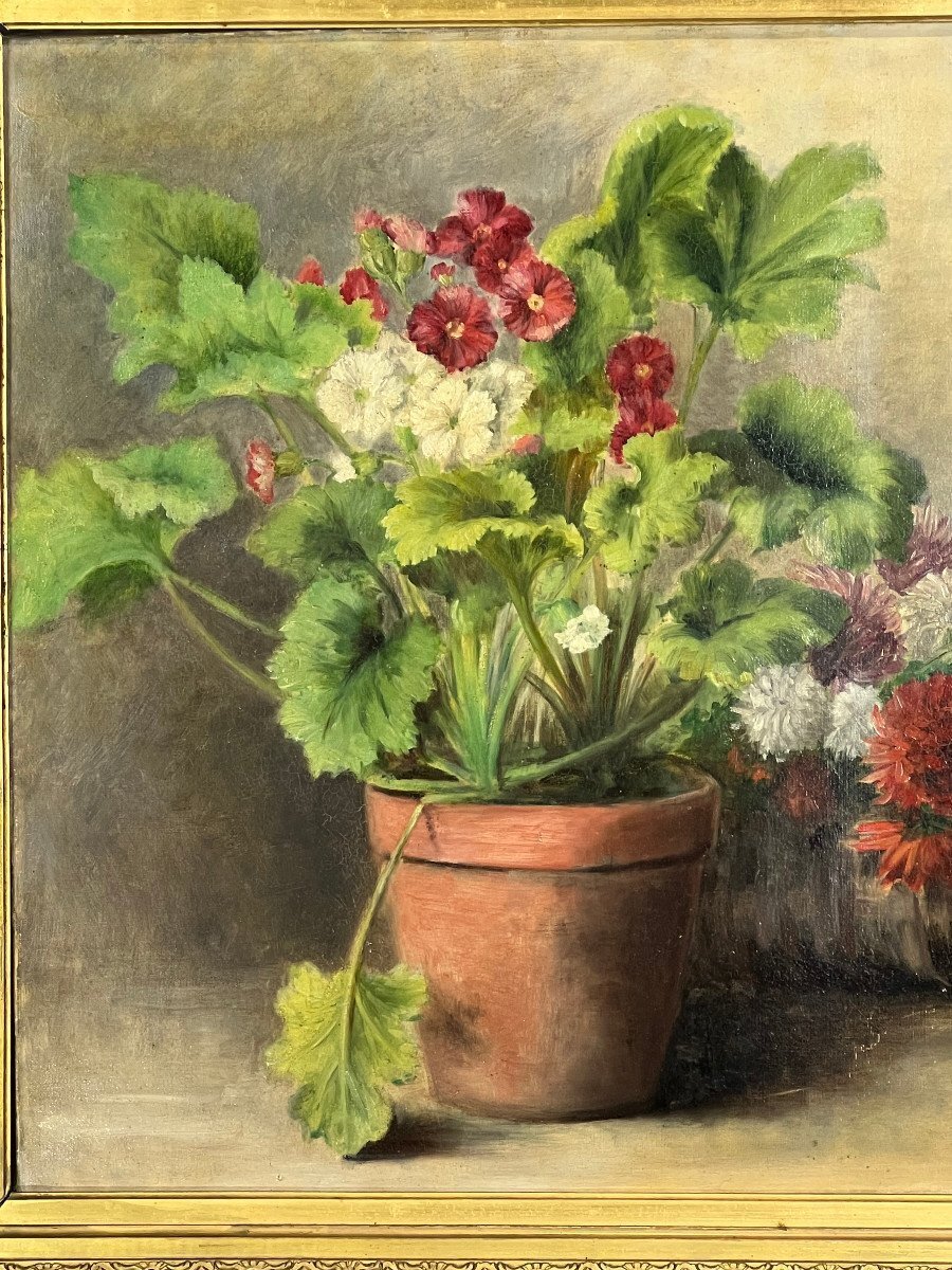 Oil On Canvas Signed 