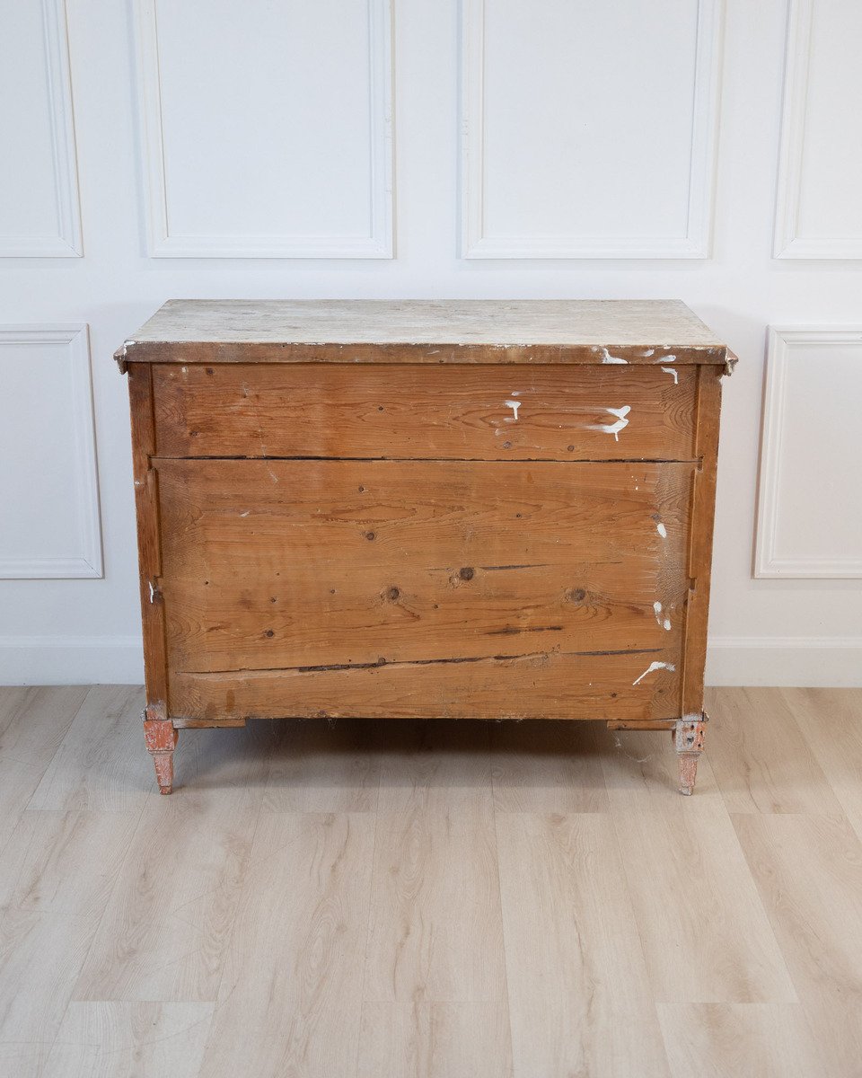 Swedish Gustavian Painted Pine Chest of Drawers, circa 1800 - JAA