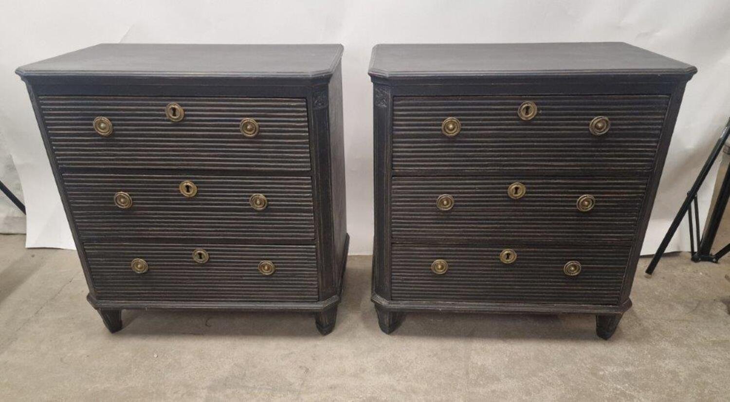 Pair of Late 20th Century Commodes - JAA
