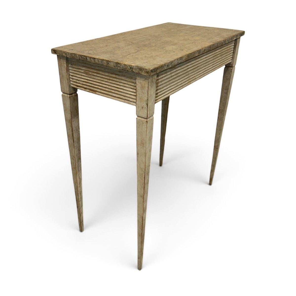 Pair of Swedish Painted-Pine Console Tables - JAA