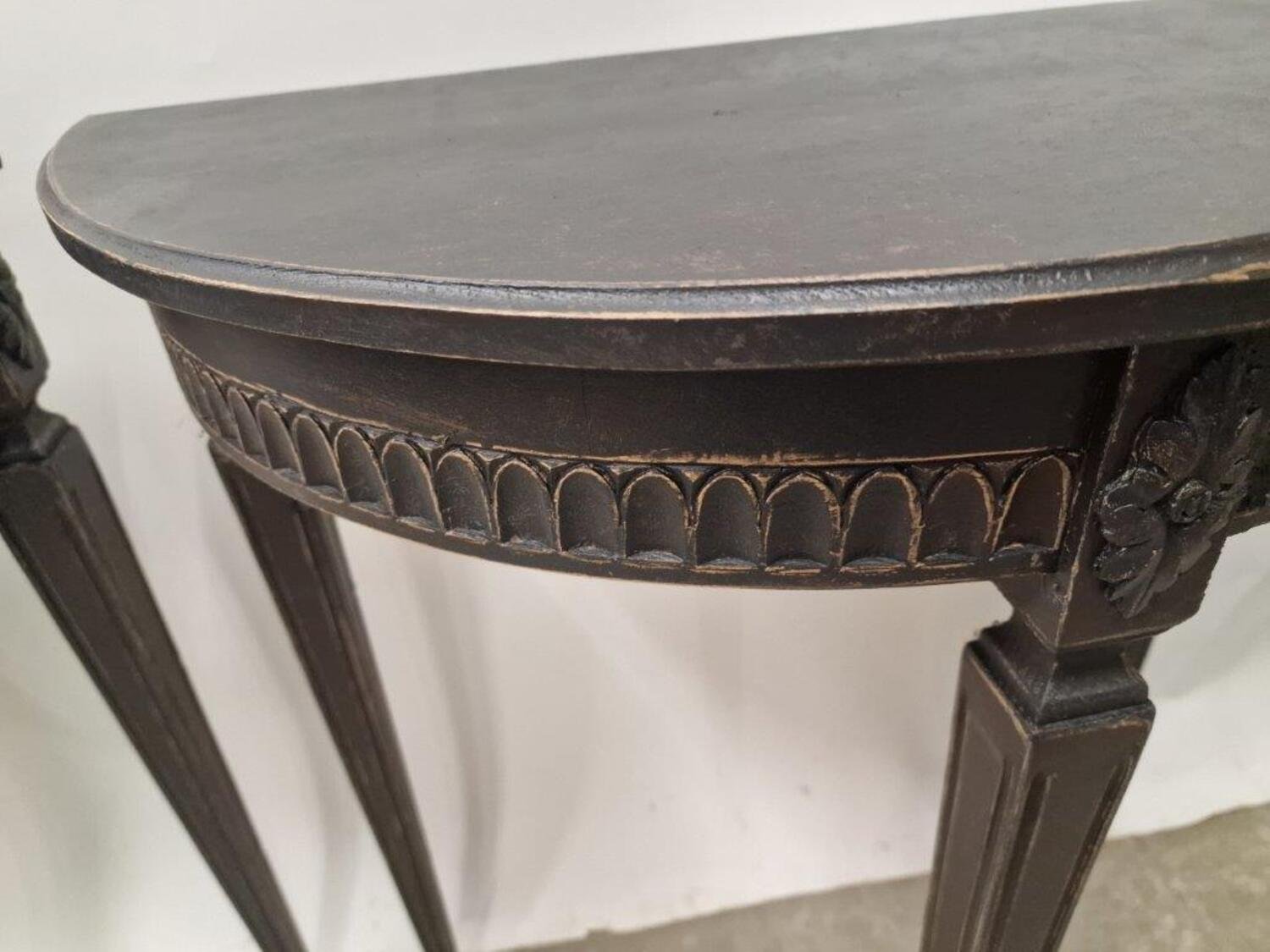 Late 20th Century Pair of demi lunes - JAA